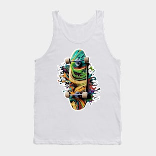 Skateboard Sticker design #4 Tank Top